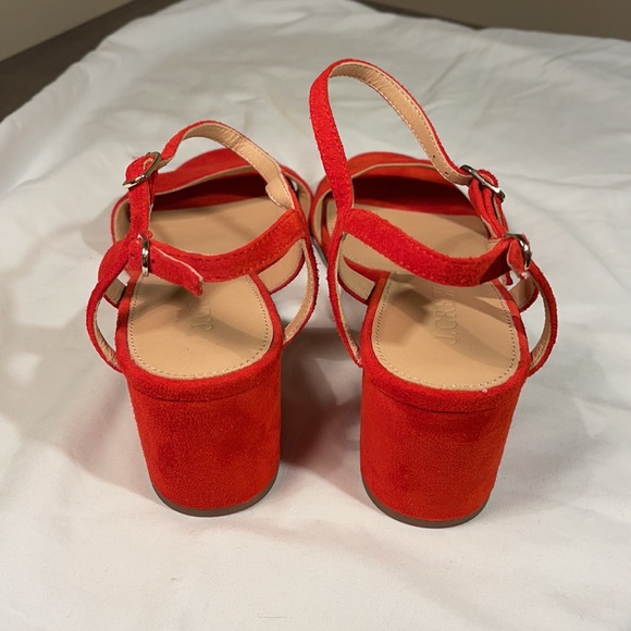 COPY - J Crew red block heels - new - Picture 4 of 6